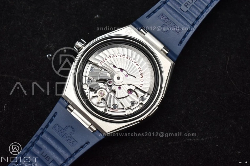 VSF Clone Edition Strap Ceramic Gummy Dial SS Blue Blue A8900 on Blue 1:1 Best Super Constellation 0217